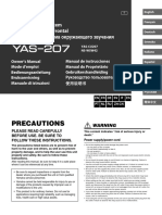 Yamaha Yas 207 PDF