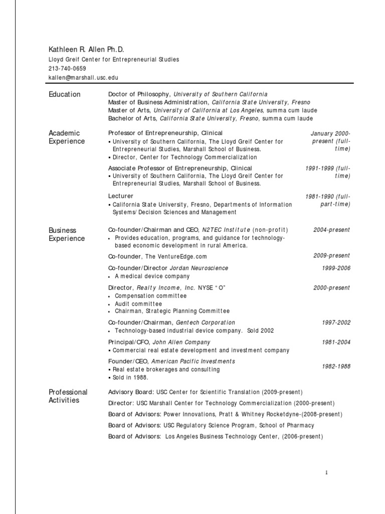 Kathleen R. Allen: Entrepreneurial Expertise | PDF | University Of ...