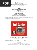 Book Release: Rock Garden