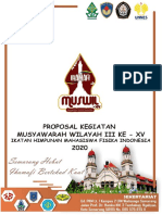 Proposal Muswil Ihamafi Ke XV Semarang