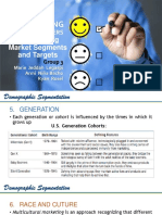 Identifying Market Segments and Targets