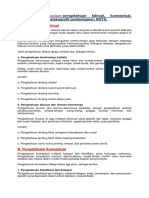 Perbedaan Antar Konsep Faktual, Konseptual, Prosedural, Dan Metakognitif Pembelajaran HOTS