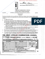 WAEC Past Questions on Myschoolgist