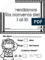 Los Numeros Preescolar PDF