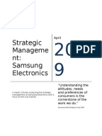 Samsung electronics harvard case study solution
