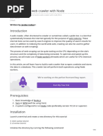 How To Build A Web Crawler With Node