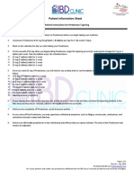 Patient Instructions For Prednisone Tapering