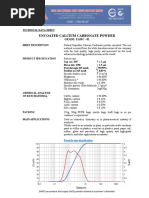 TDS Omyacarb 2T-AV | PDF | Physical Sciences | Chemical Substances