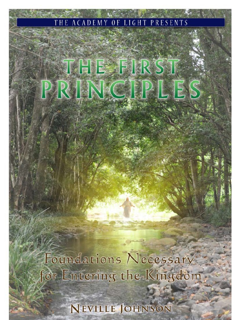 Foundation: The First Principles by Neville Johnson | PDF | Repentance ...