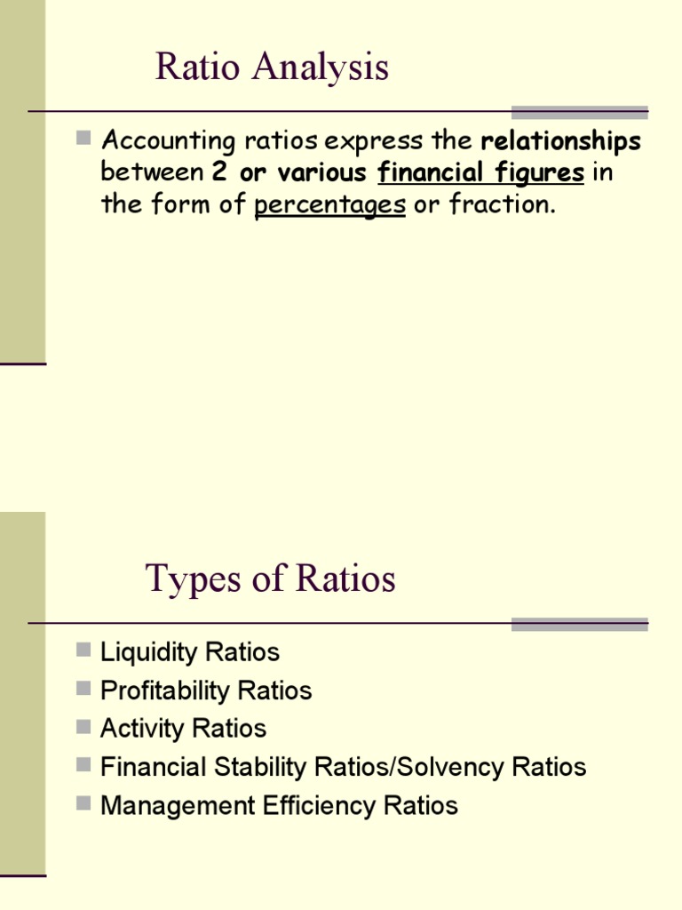Comprehensive Guide to Financial Ratios | PDF