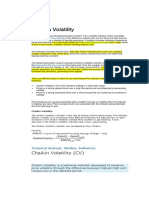 Chaikin Volatility - Marc Chaikin's indicator for measuring market volatility