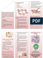 Leaflet Perawatan tali pusat