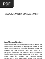 JAVA MEMORY MANAGEMENT