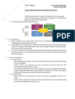 Executive Summary - Segmentasi Bisnis, Kompetensi Inti & Konsep Scale Scope