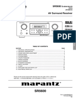 Marantz SR 5600 Service Manual PDF