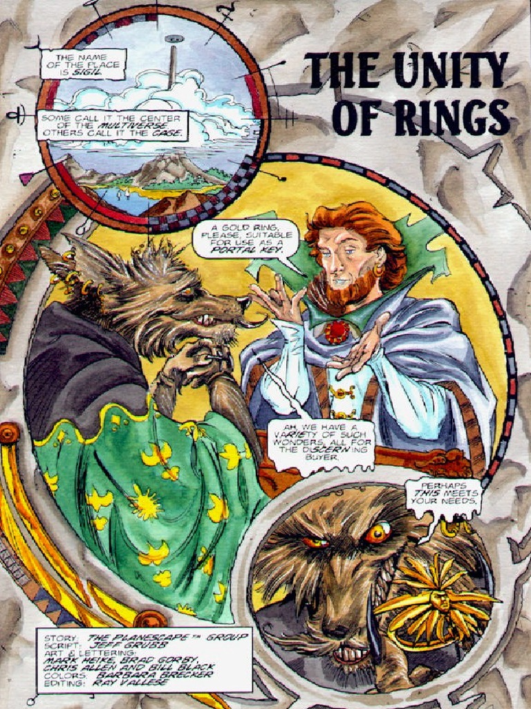 Planescape Comic The Unity of Rings PDF
