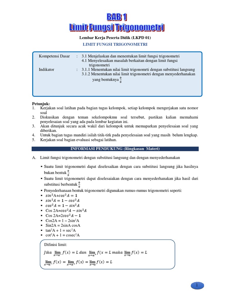 Matematika Minat Kelas Xii Semester Ganjil