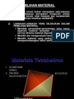 001 PEMILIHAN MATERIAL (Bapak Ir. Nizhamul Latif, M.SC) PDF