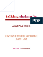 Talking Shrimp About Page Builder