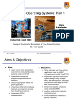 Real-Time Operating Systems: Part 1: Mars Pathfinder 1997