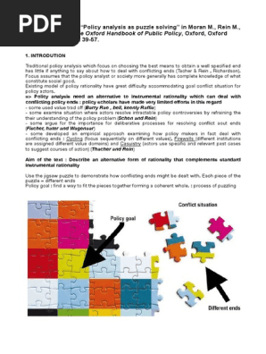 Winship C. (2006) “Policy analysis as puzzle solving” in Moran M., Rein M., Goodin, R. (ed.),.pdf