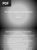 Western Schools of Philosophy