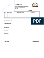 AC Course End Project Abstract Format