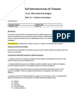 Taller No 4 - Objetivos Estratégicos PDF