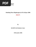 Download Modeling of Diaphragms in STAAD Pro by clarkorbe SN44960437 doc pdf