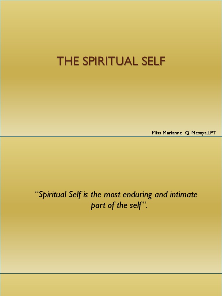 Understanding the Spiritual Self | PDF