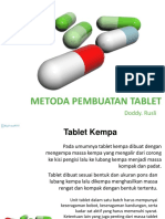 Metoda Pembuatan Tablet