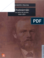 (Dostoievski Tomo 2) Joseph Frank - Dostoievski - Los Años de Prueba 1850-1859. 2-Fondo de Cultura Económica (1986) PDF