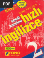 Fono - Kendi Kendine Hızlı İngilizce (Birinci Basamak Kitap 2)