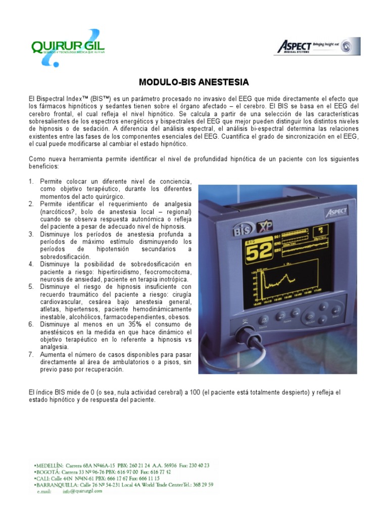 Descripción Módulo BIS | PDF