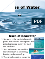 Uses of Water