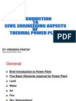 Introduction To Civil Engineering Aspects of Thermal Power Plant