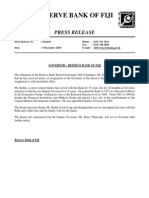 Press Release No 44 - Governor - Reserve Bank of Fiji