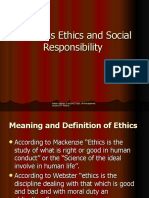 Business Ethics and Social Responsibility