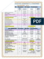 Actividades 2019 - Cronograma