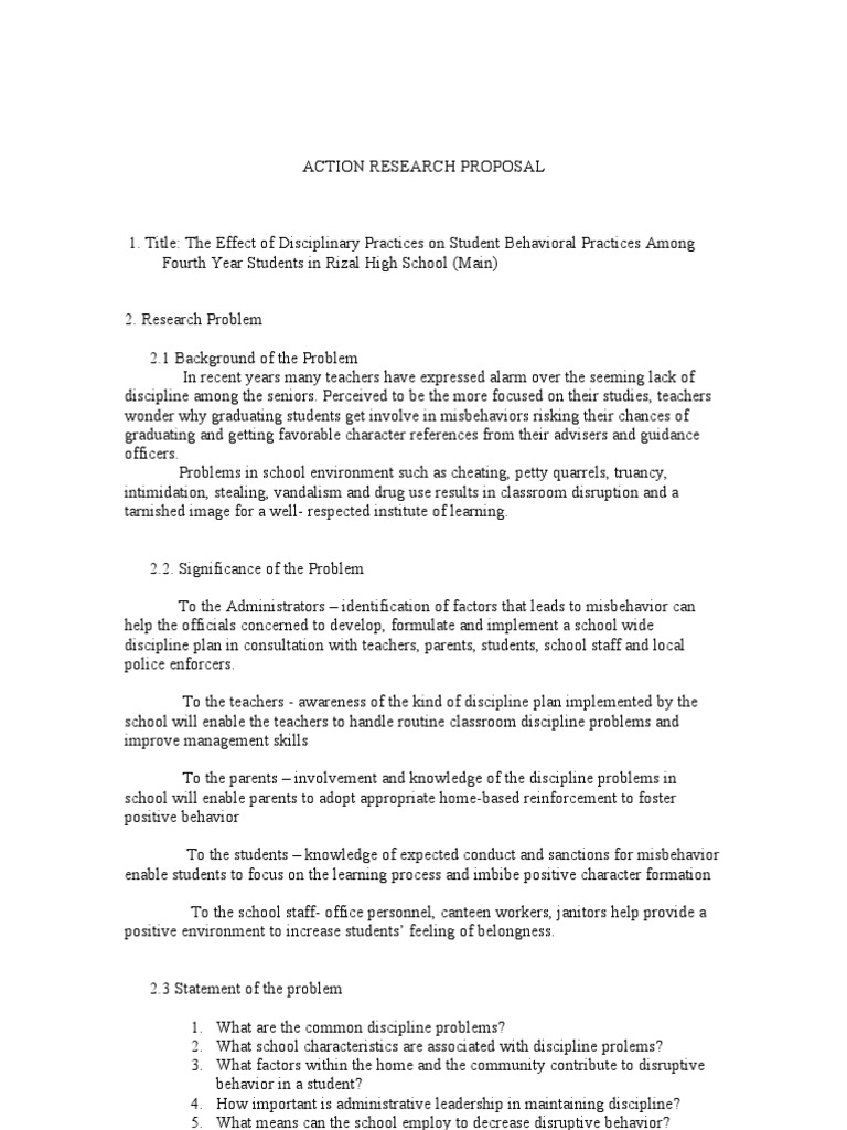 sample research proposal statistics