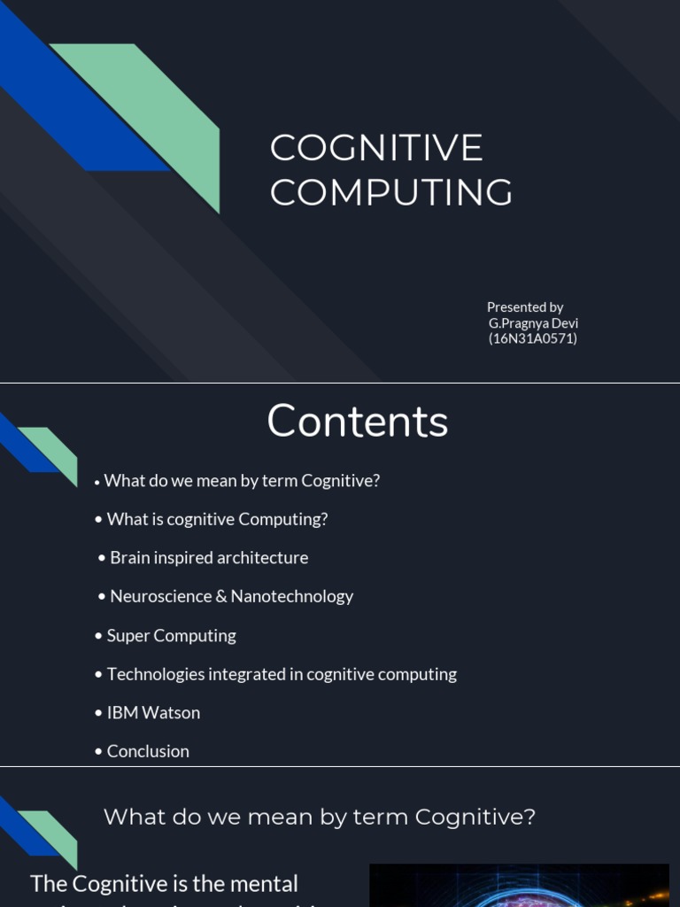 Understanding Cognitive Computing | PDF
