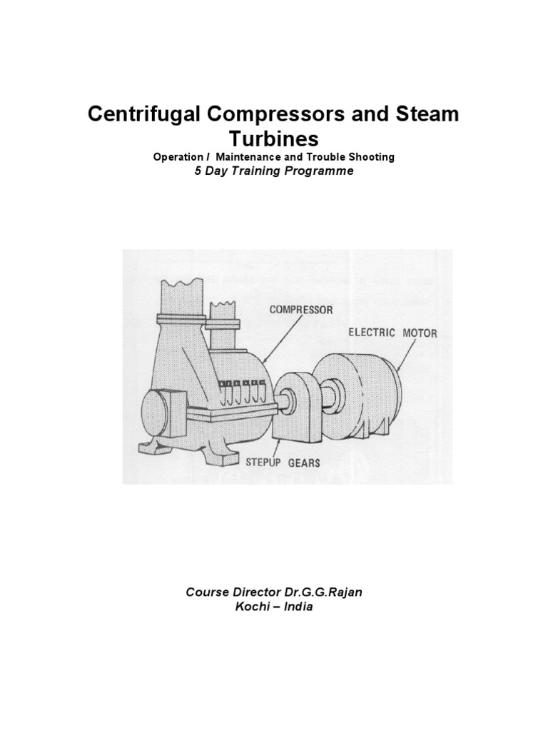 Centrifugal Compressors and Steam Turbines: 5 Day Training Programme | PDF
