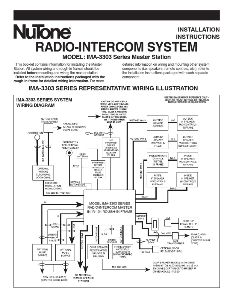 IMA-3303 Radio-Intercom Installation Guide | PDF | Electrical Connector ...