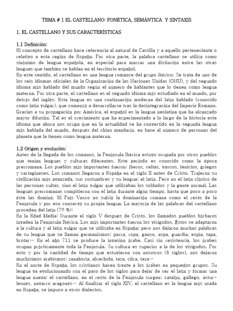 Primero 1 T | PDF