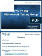 Etsi TC Int IMS Network Testing Group