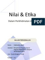 Nilai & Etika - TK3 Audit II