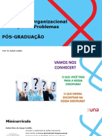 AULAS 1 e 2 Diagnóstico Organizacional e Solução de Problemas PDF