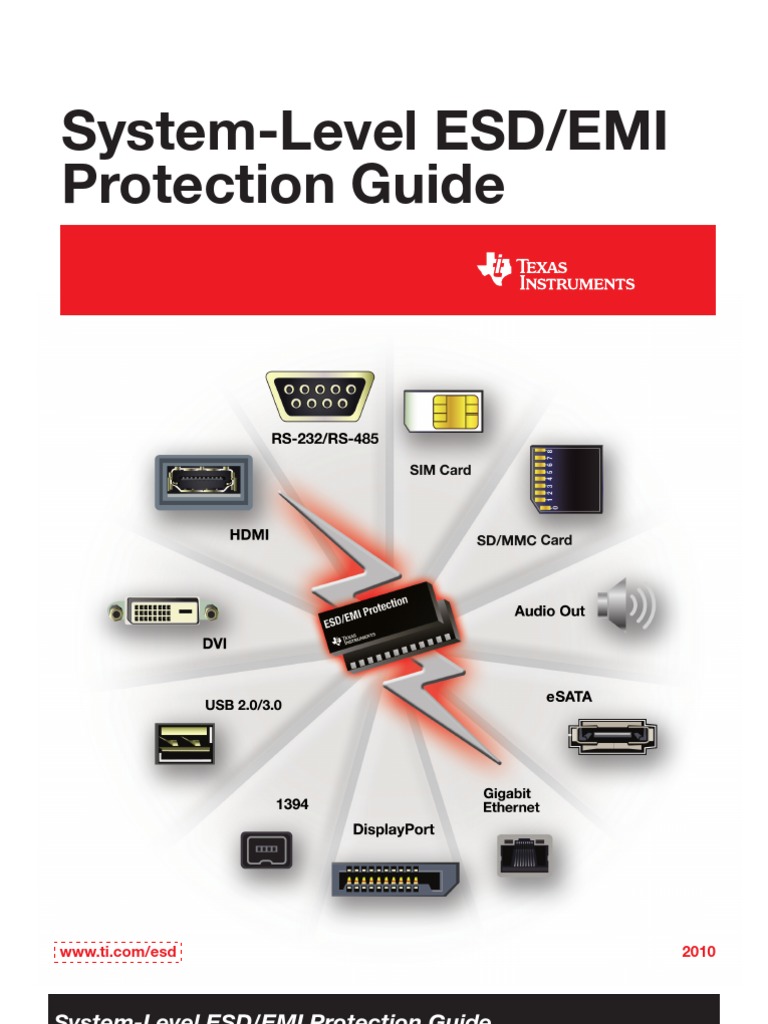 SystemLevel ESD EMI Protection Guide PDF Hdmi Electrostatic