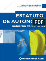 Tema 3 Estatuto de Autonomia de Canarias PDF