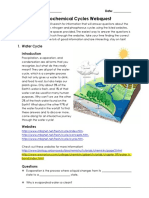 Biogeochemical Cycles Webquest1 PDF